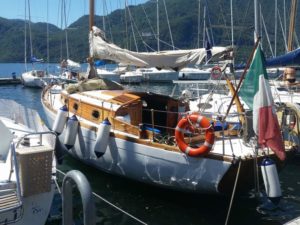 Yacht a vela 10 metri anno 1955