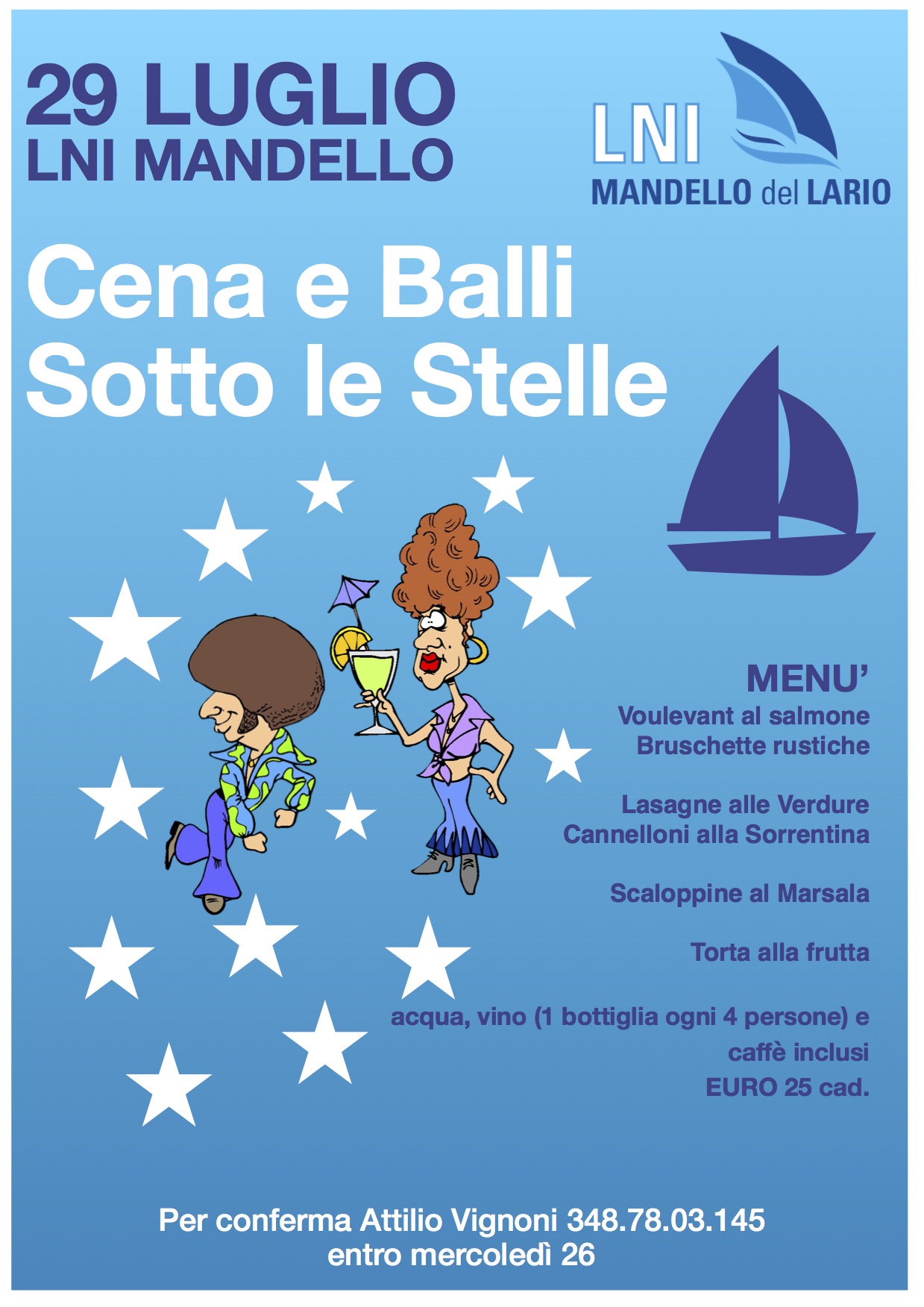 Cena e Balli Sotto le Stelle